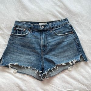 Abercrombie Curve Love Mom Jean Shorts